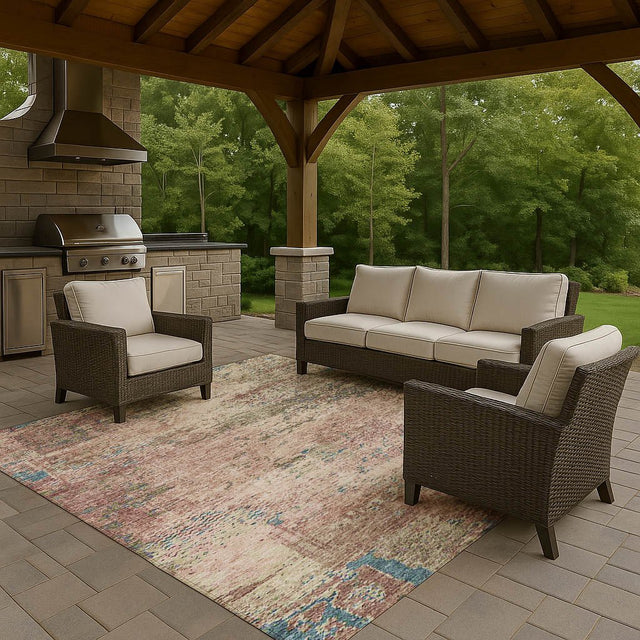 Dalyn Solace SL5 Blush Rug outdoor lifestyle image