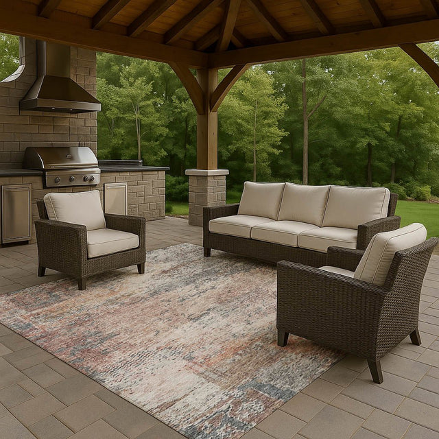 Dalyn Solace SL5 Gray Rug outdoor lifestyle image