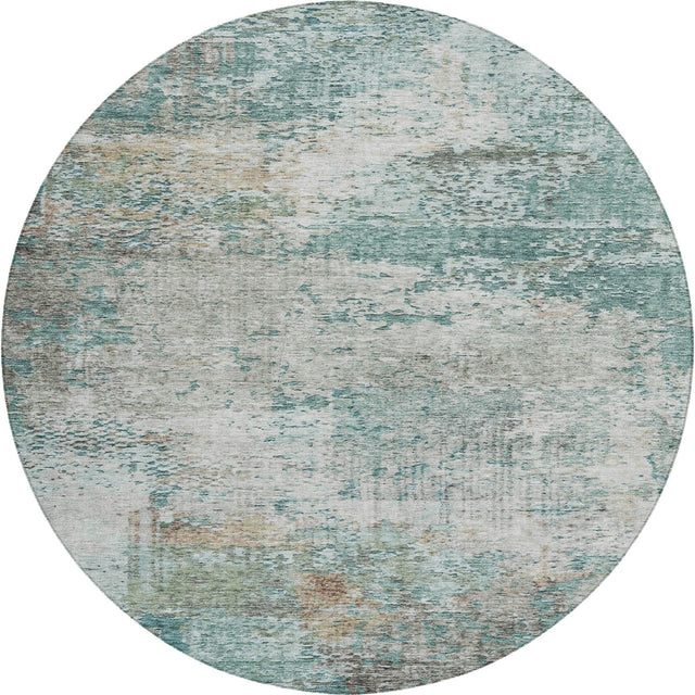 Dalyn Solace SL5 Teal Rug round rug