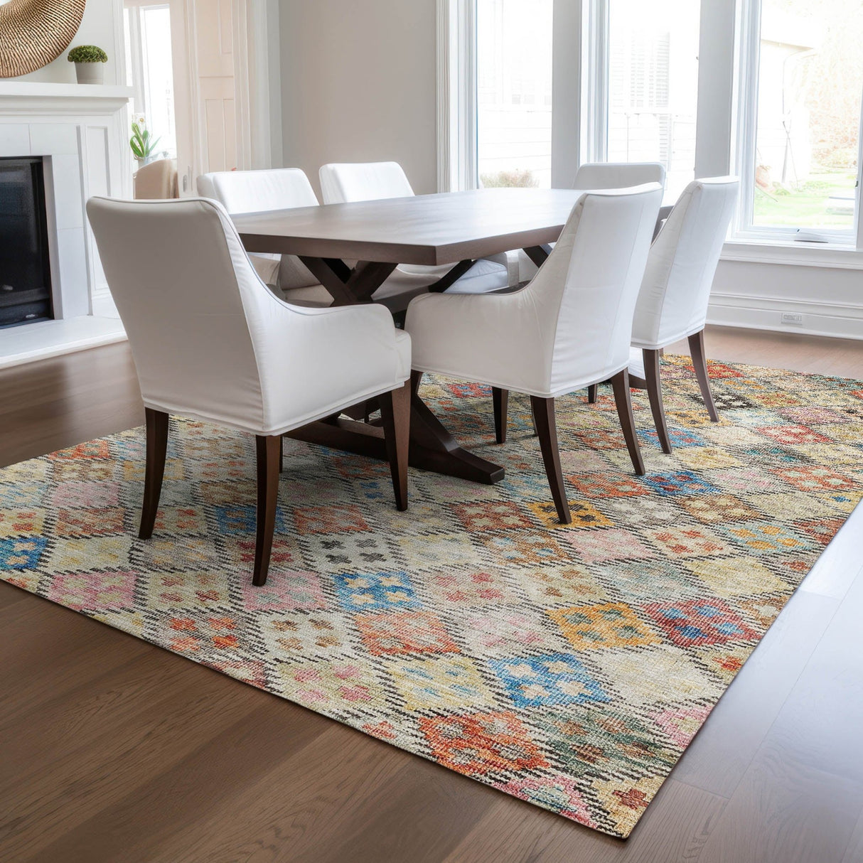 Dalyn Solace SL6 Paprika Rug shown in a room