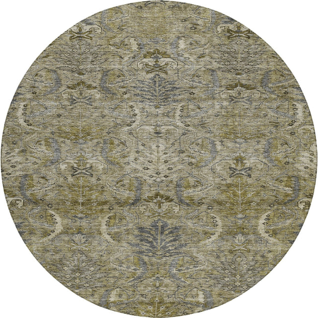 Dalyn Solace SL7 Taupe Rug round rug