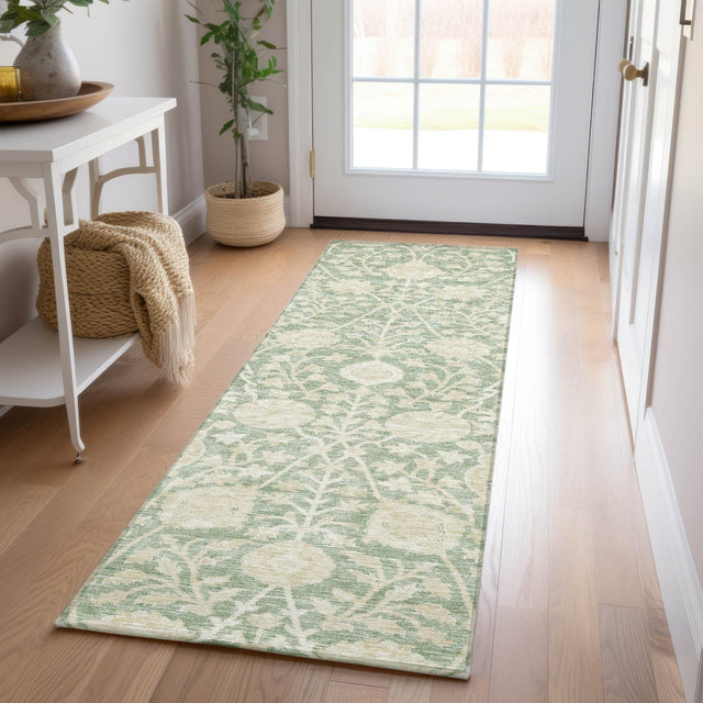Dalyn Solace SL8 Aloe Rug shown in a room
