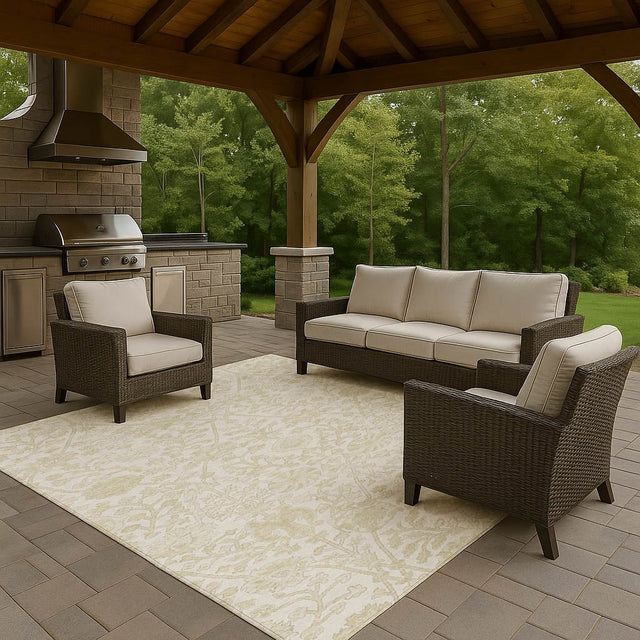 Dalyn Solace SL8 Ivory Rug outdoor lifestyle image