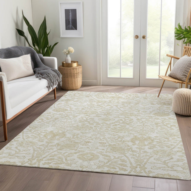 Dalyn Solace SL8 Ivory Rug shown in a room