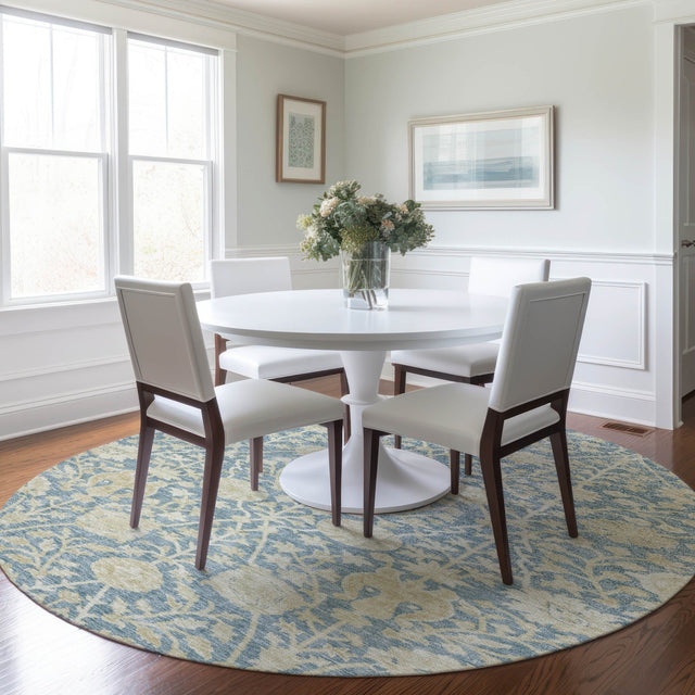 Dalyn Solace SL8 Sky Rug shown in a room