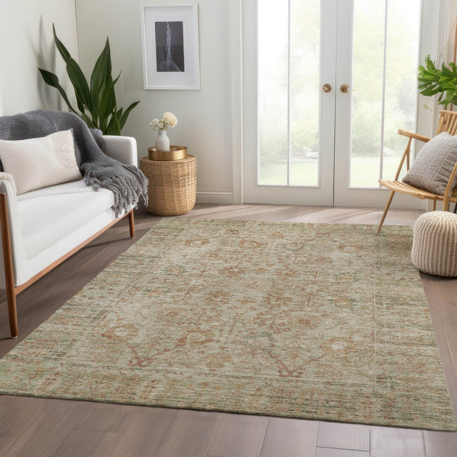 Dalyn Solace SL9 Beige Rug shown in a room