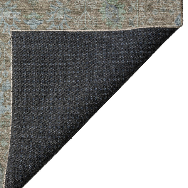 Dalyn Solace SL9 Brown Rug backing detail