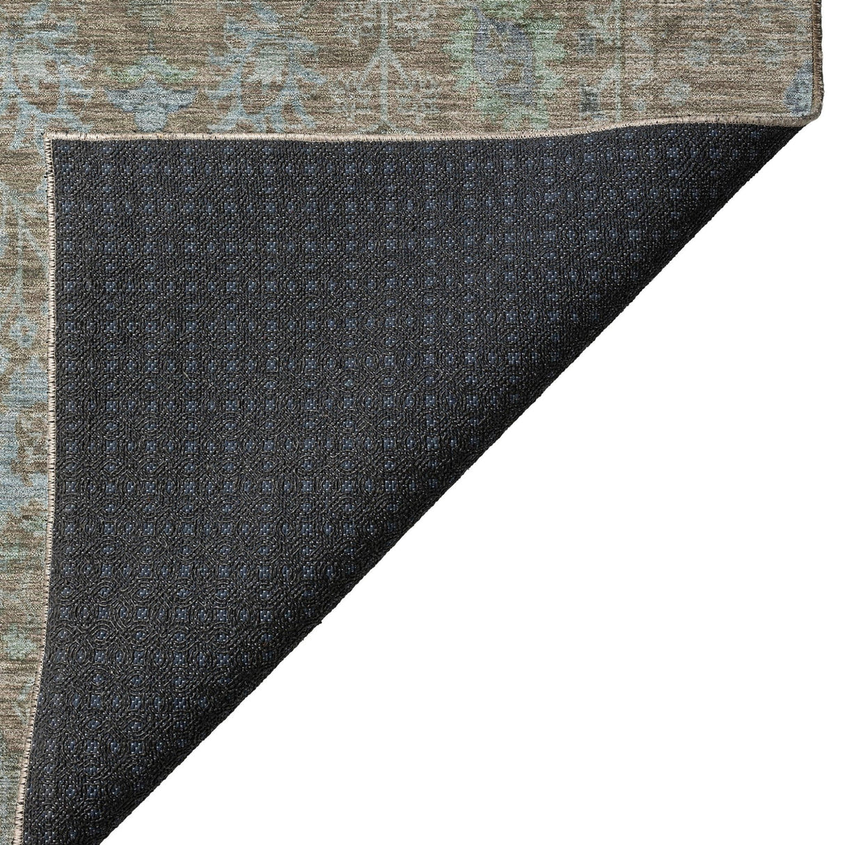 Dalyn Solace SL9 Brown Rug backing detail