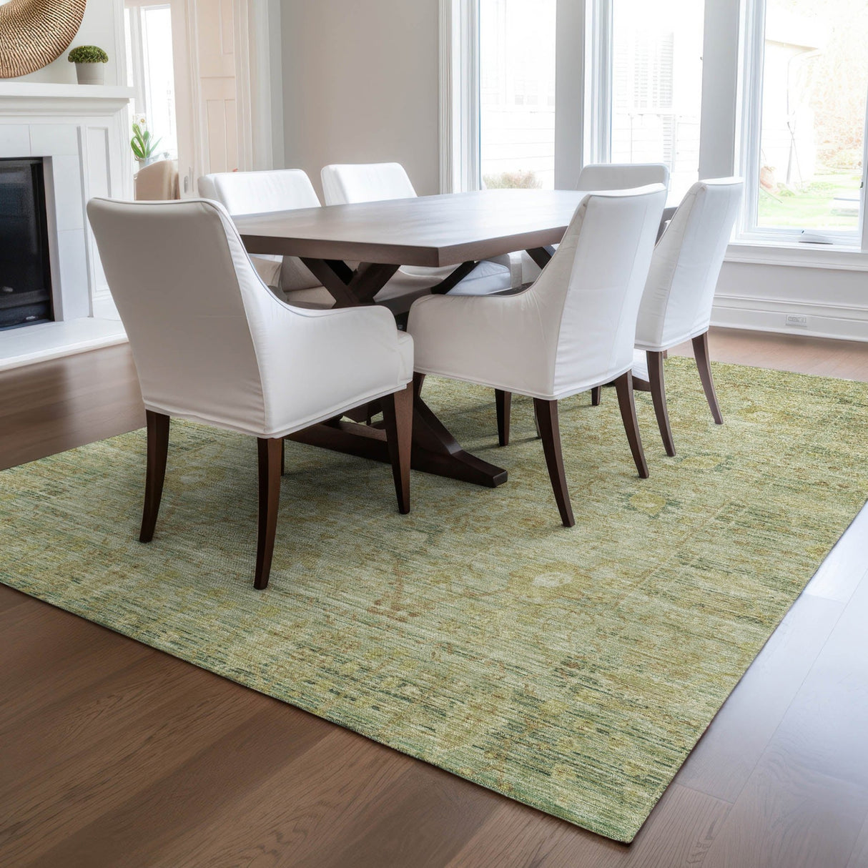 Dalyn Solace SL9 Sage Rug shown in a room