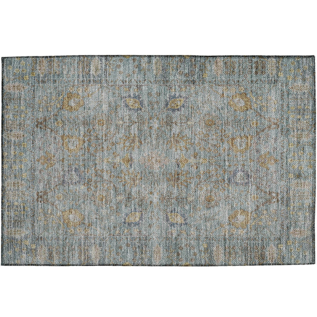 Dalyn Solace SL9 Teal Rug rectangular rug