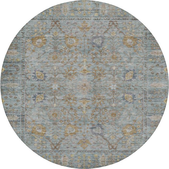 Dalyn Solace SL9 Teal Rug round rug
