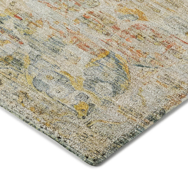 Dalyn Tabrook TB1 Tan Rug corner detail