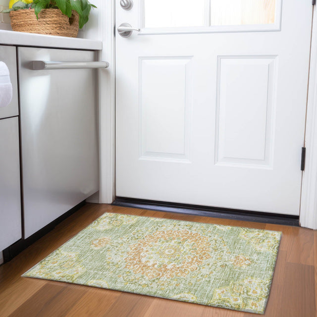 Dalyn Tabrook TB11 Aloe Rug shown in a room