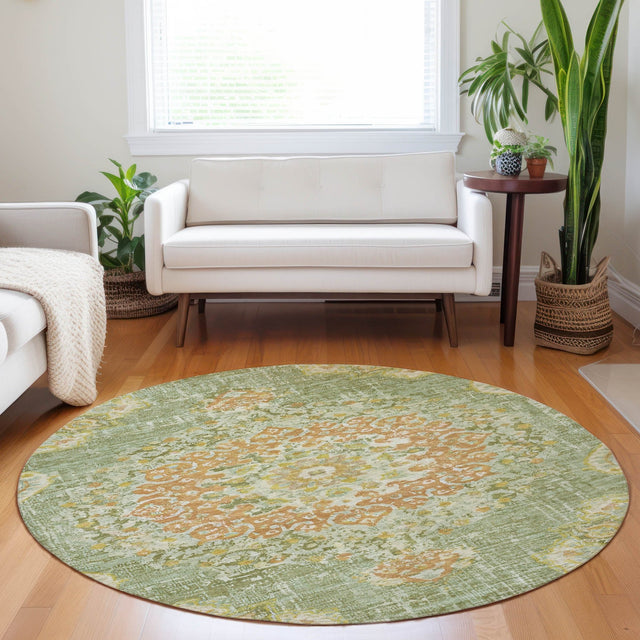 Dalyn Tabrook TB11 Aloe Rug shown in a room