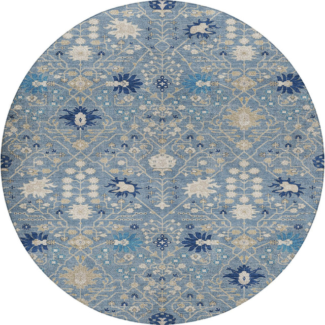 Dalyn Tabrook TB12 Denim Rug round rug