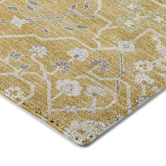 Dalyn Tabrook TB12 Gold Rug corner detail