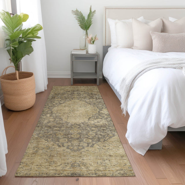Dalyn Tabrook TB13 Mocha Rug shown in a room