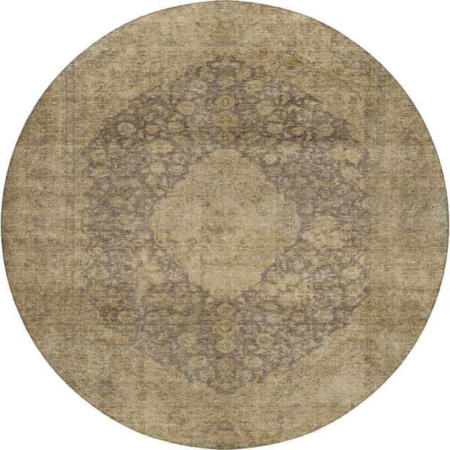 Dalyn Tabrook TB13 Mocha Rug round rug