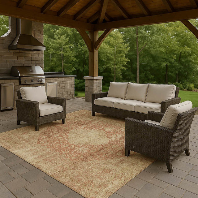 Dalyn Tabrook TB13 Paprika Rug outdoor lifestyle image