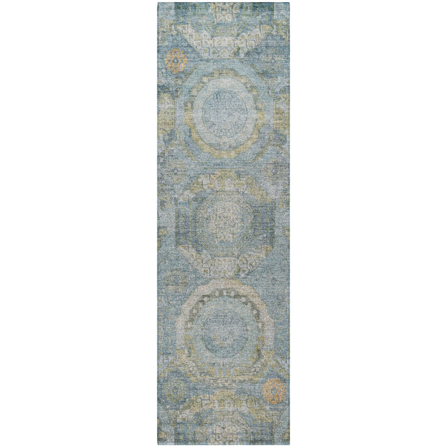 Dalyn Tabrook TB14 Blue Rug runner rug