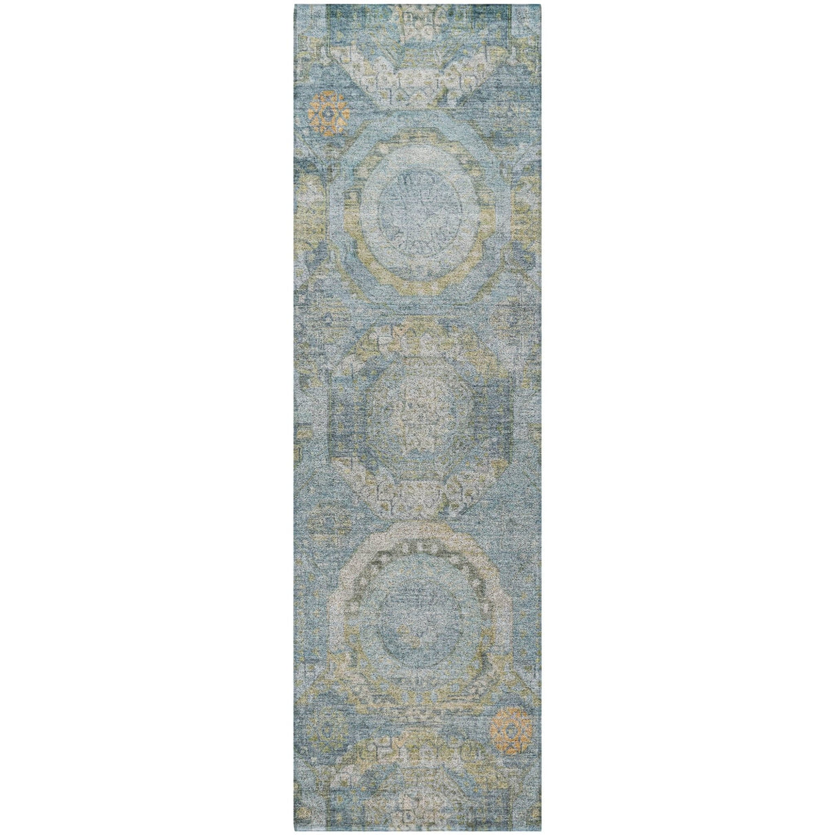 Dalyn Tabrook TB14 Blue Rug runner rug