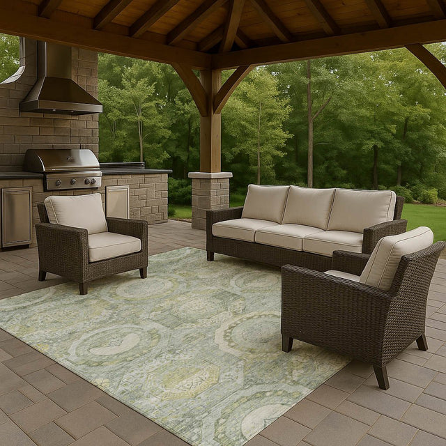 Dalyn Tabrook TB14 Sage Rug outdoor lifestyle image