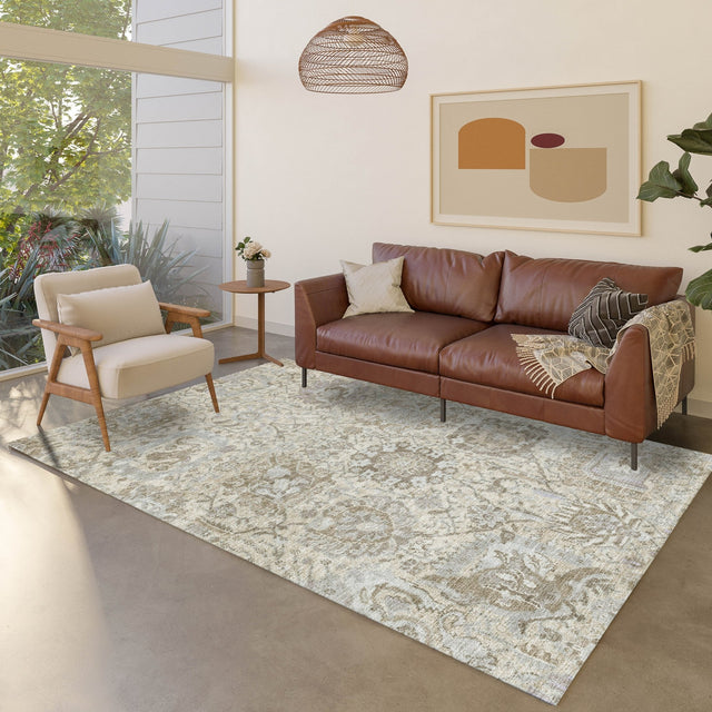 Dalyn Tabrook TB15 Ivory Rug shown in a room