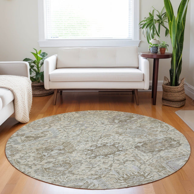 Dalyn Tabrook TB15 Ivory Rug shown in a room