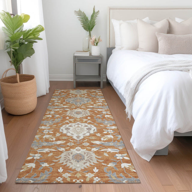 Dalyn Tabrook TB4 Copper Rug shown in a room