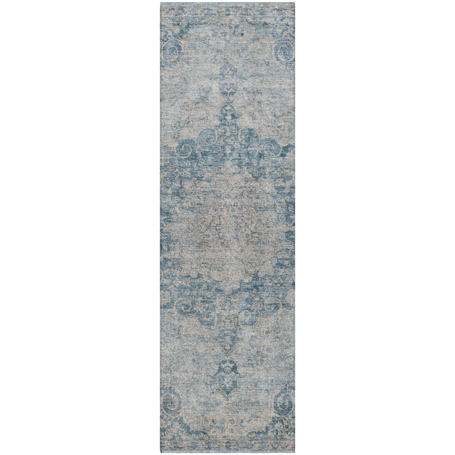 Dalyn Tabrook TB5 Blue Rug runner rug