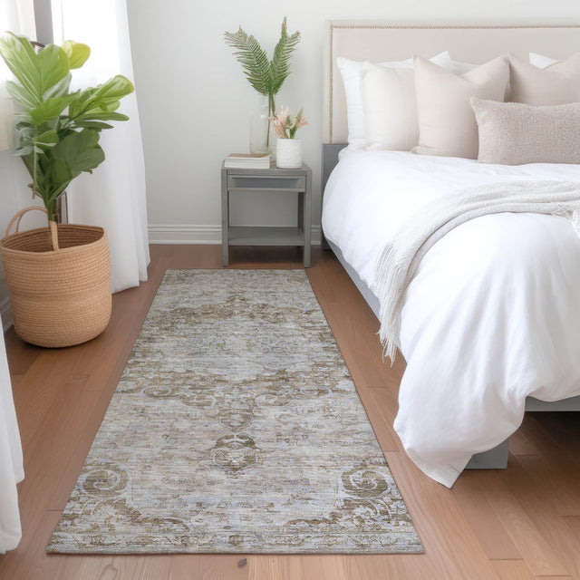 Dalyn Tabrook TB5 Chocolate Rug shown in a room