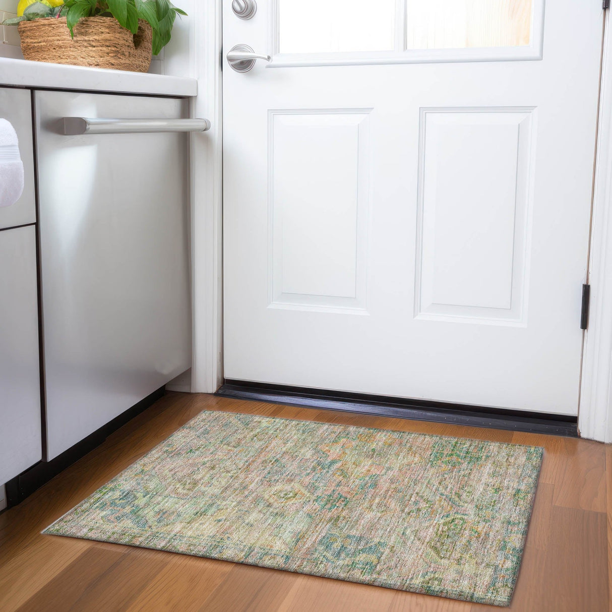 Dalyn Tabrook TB6 Blush Rug shown in a room