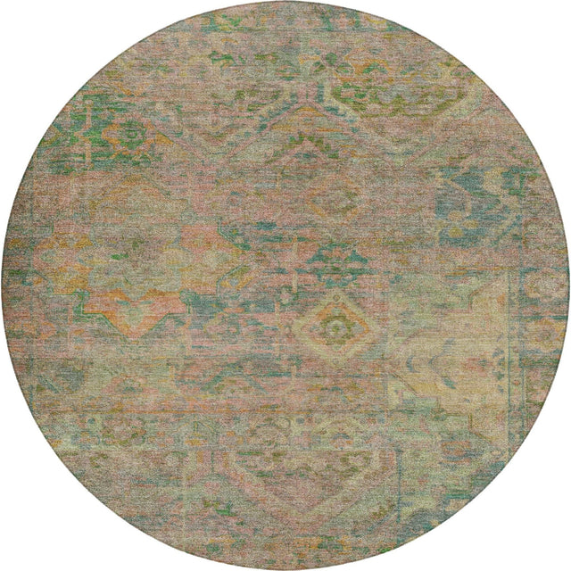 Dalyn Tabrook TB6 Blush Rug round rug