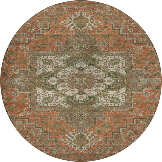 Dalyn Tabrook TB9 Rust Rug round rug