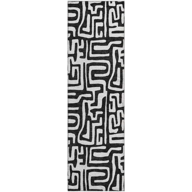 Dalyn The Reserve TR1 Black Rug runner rug