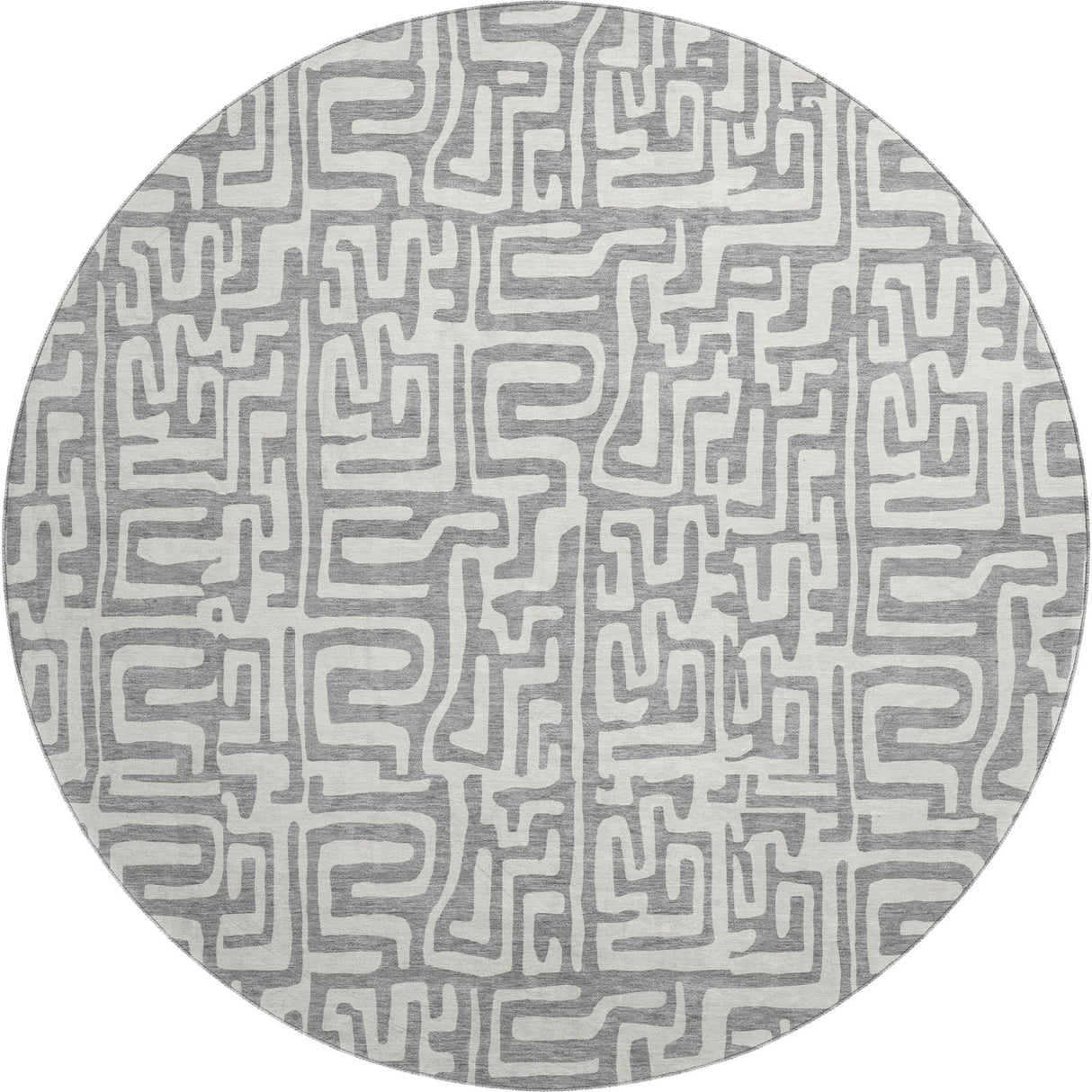 Dalyn The Reserve TR1 Gray Rug round rug