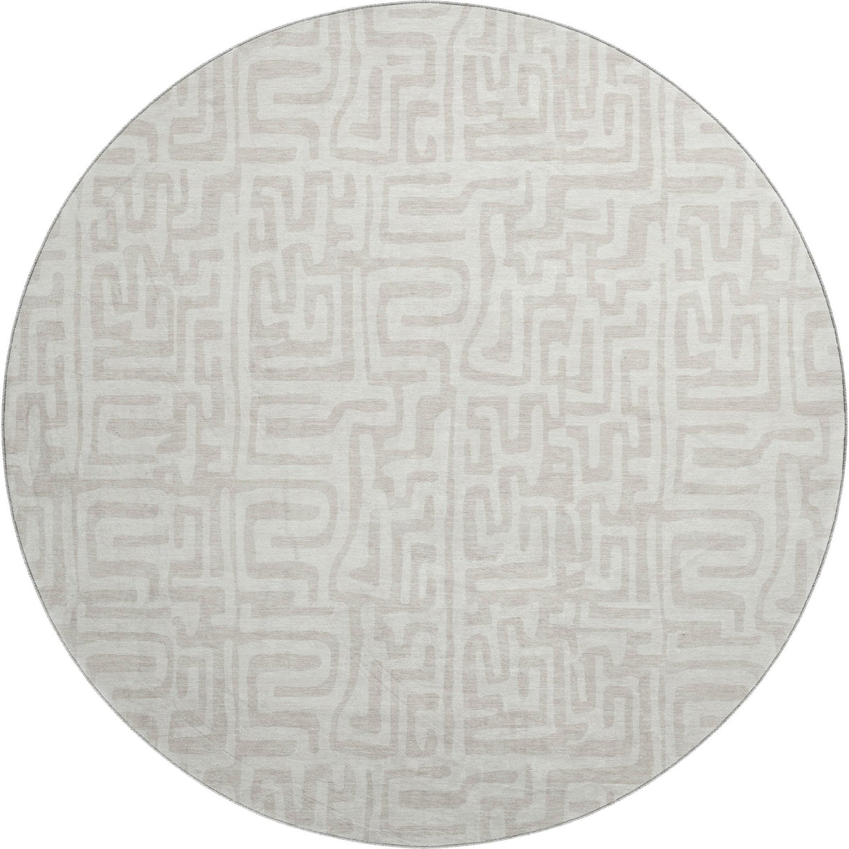 Dalyn The Reserve TR1 Ivory Rug round rug