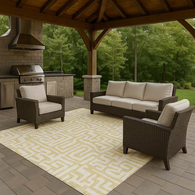 Dalyn The Reserve TR1 Wheat Rug outdoor lifestyle image