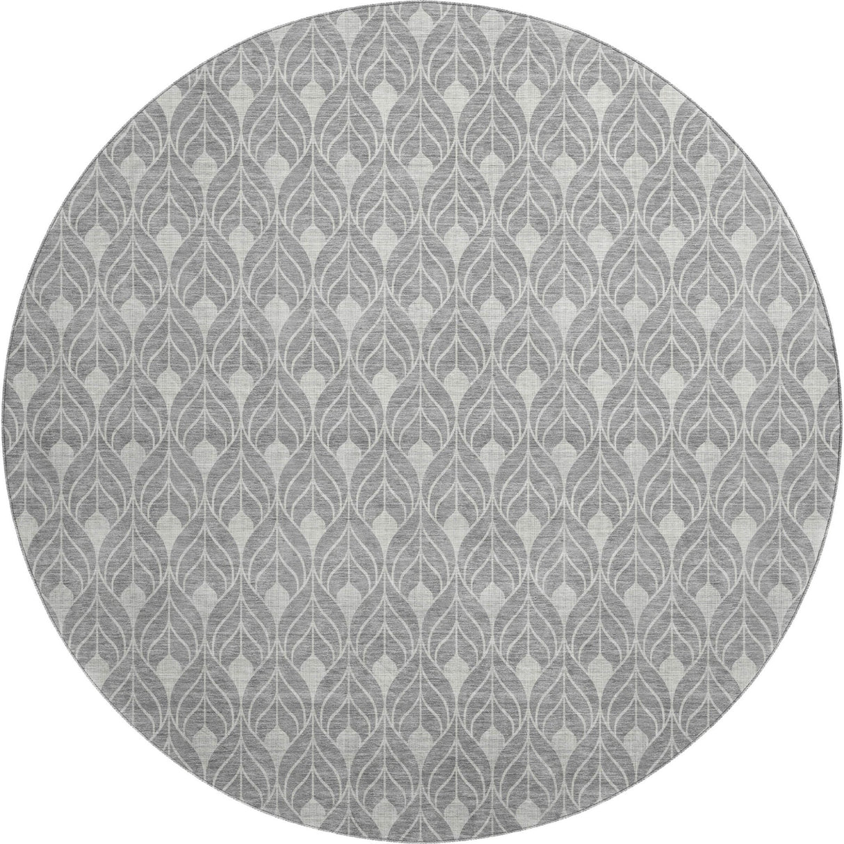 Dalyn The Reserve TR10 Gray Rug round rug