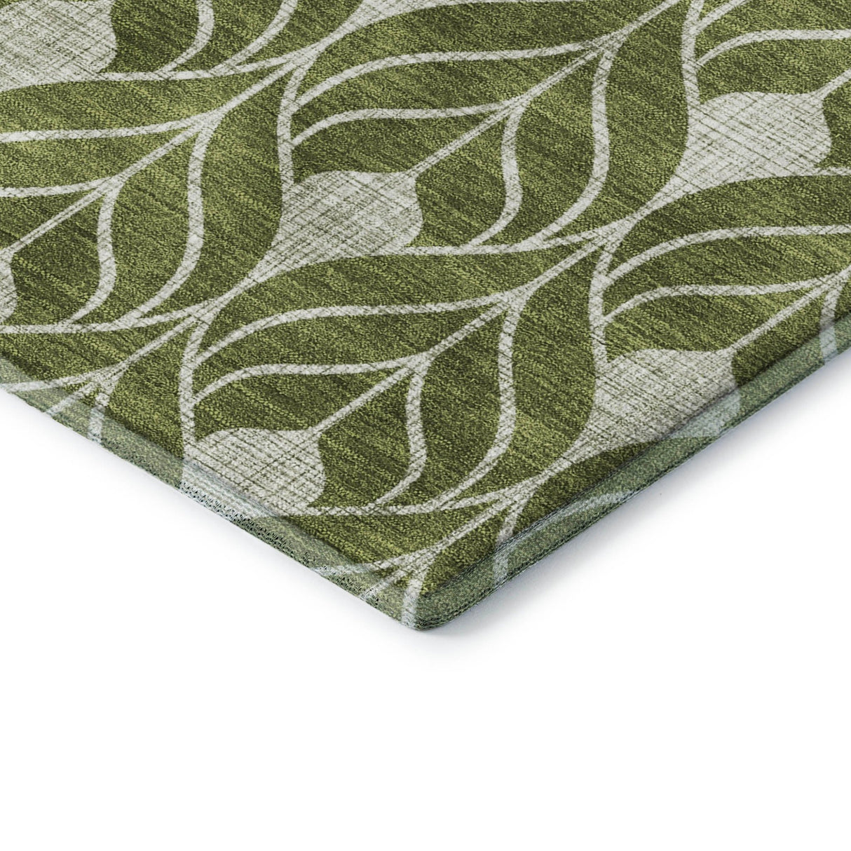 Dalyn The Reserve TR10 Olive Rug corner detail