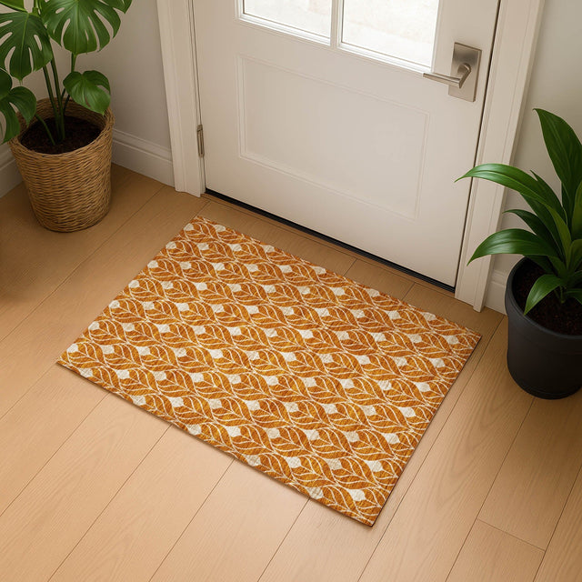 Dalyn The Reserve TR10 Terracotta Rug shown in a room