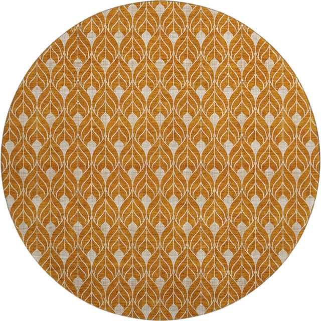 Dalyn The Reserve TR10 Terracotta Rug round rug