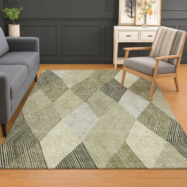 Dalyn The Reserve TR11 Fern Rug shown in a room