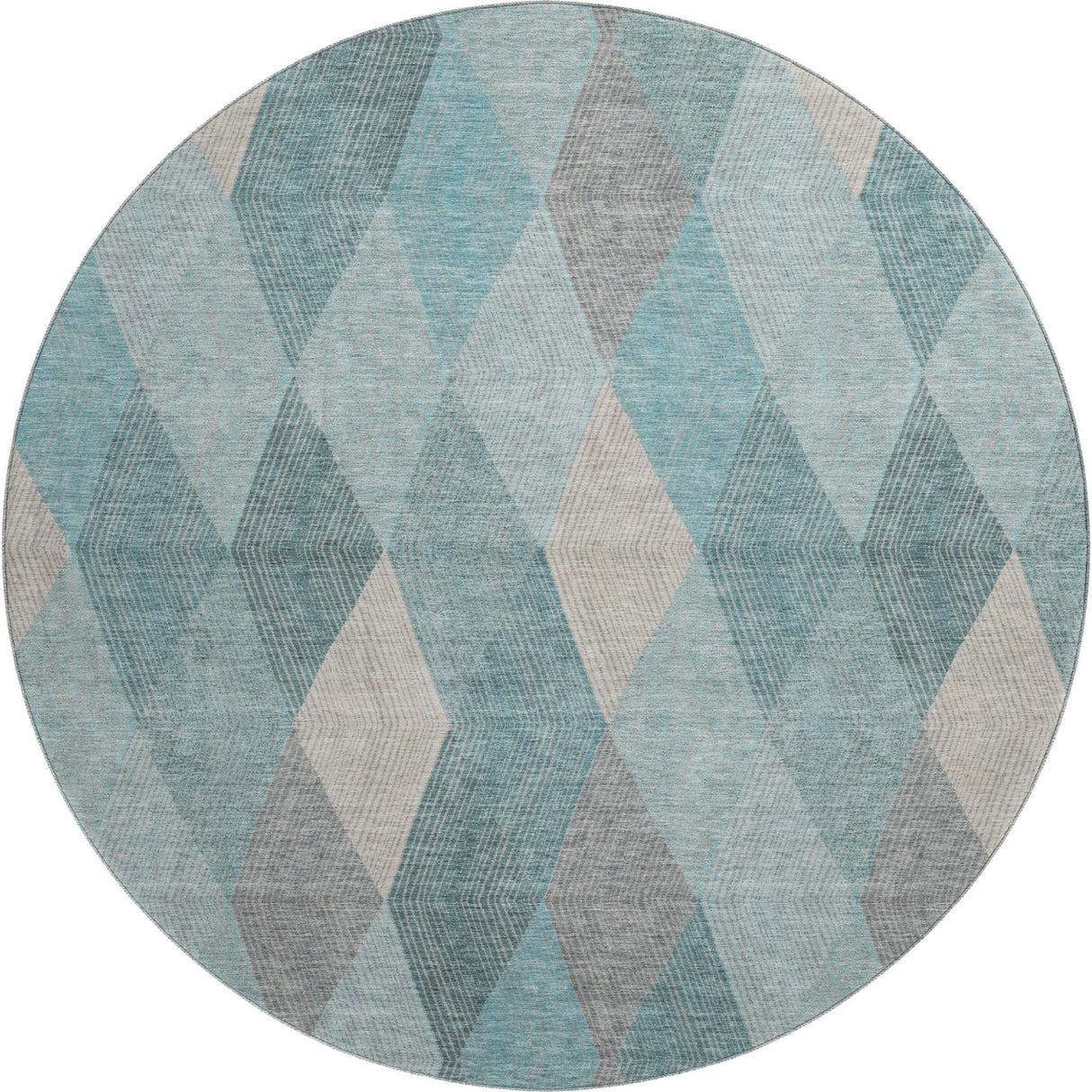 Dalyn The Reserve TR11 Turquoise Rug round rug