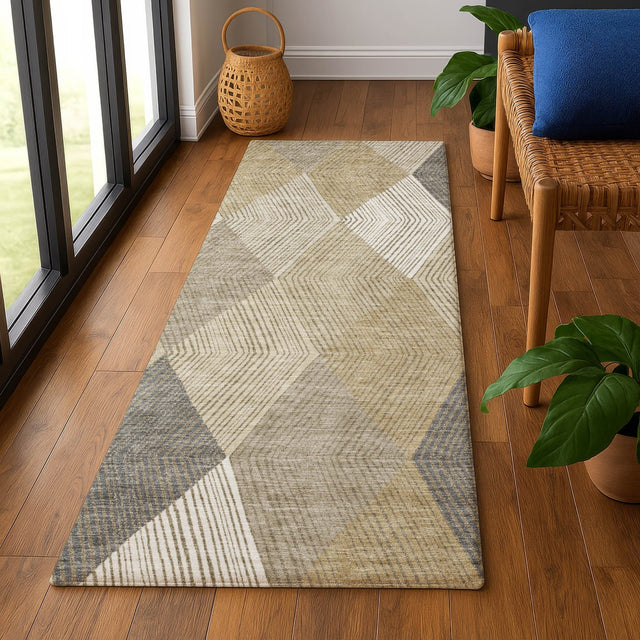 Dalyn The Reserve TR11 Wheat Rug shown in a room