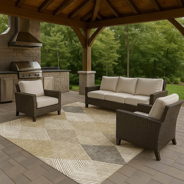 Dalyn The Reserve TR11 Wheat Rug outdoor lifestyle image