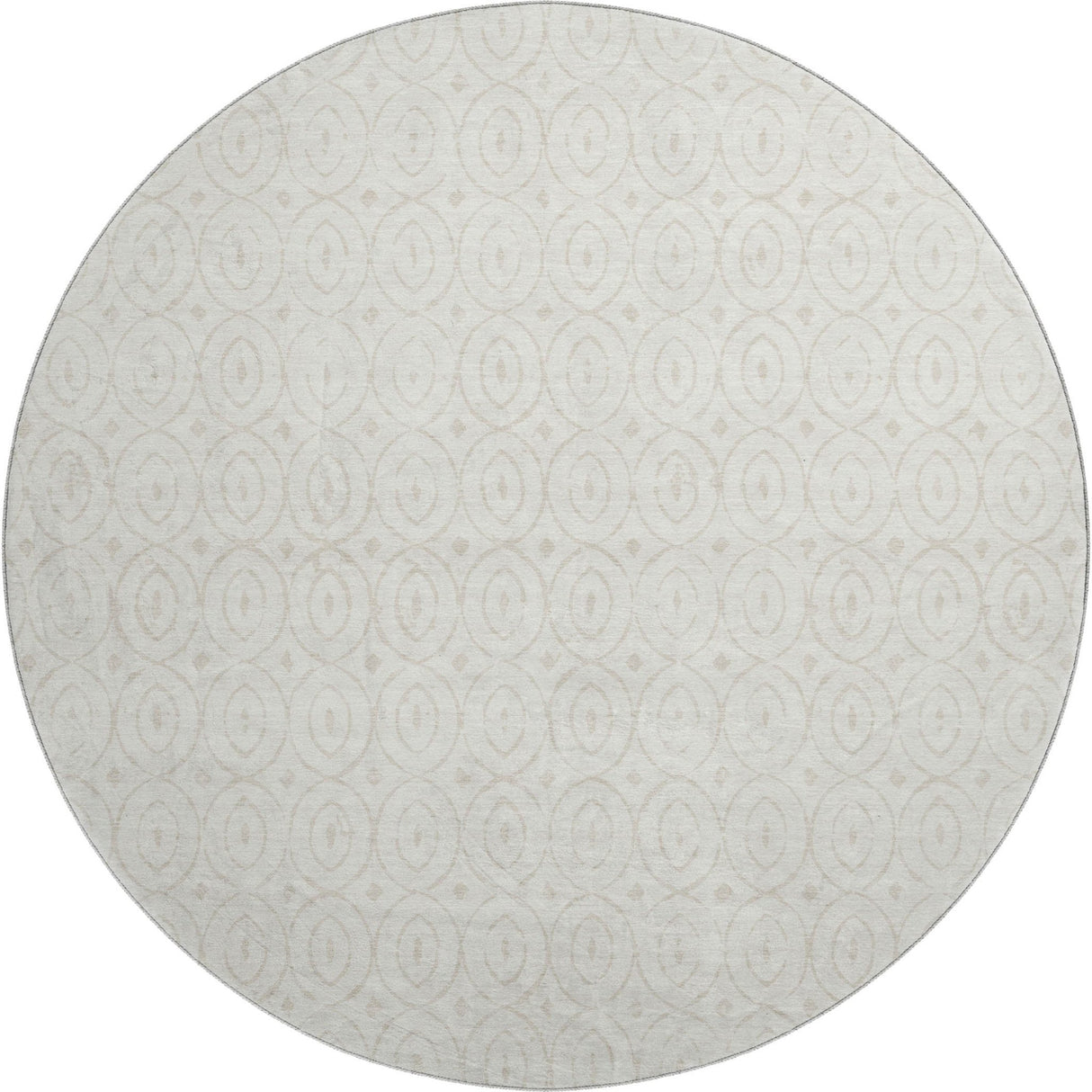 Dalyn The Reserve TR12 Ivory Rug round rug