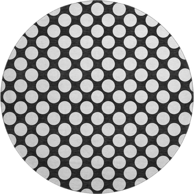 Dalyn The Reserve TR13 Black Rug round rug
