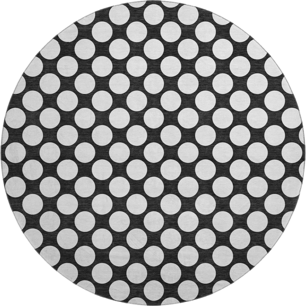 Dalyn The Reserve TR13 Black Rug round rug