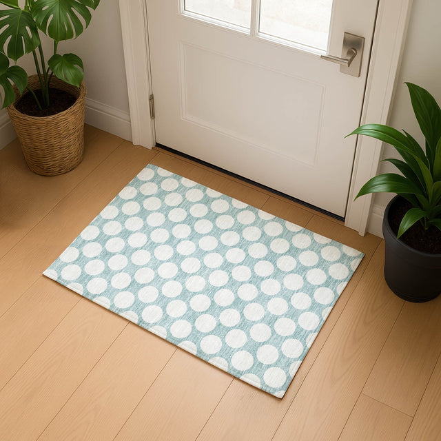 Dalyn The Reserve TR13 Seafoam Rug shown in a room